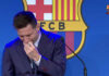 Legenda Lionel Messi se desparte în lacrimi de FC Barcelona (video)