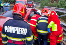 Accident cu o autoutilitară în comuna Prunișor. Un tânăr de 17 ani a ajuns la spital